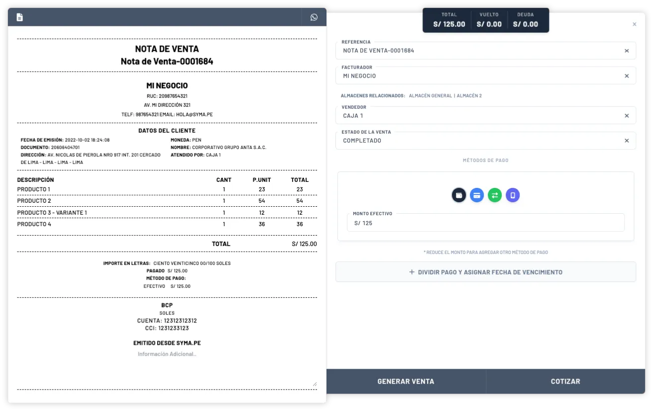 Un Software Sencillo para realizar tus ventas en tiempo real Un Software Sencillo para realizar tus ventas en tiempo real